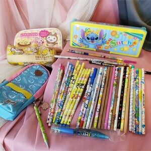Japan Stationery Lot Angel Blue Daisy Lovers Heisei Retro Disney Stitch Y2K